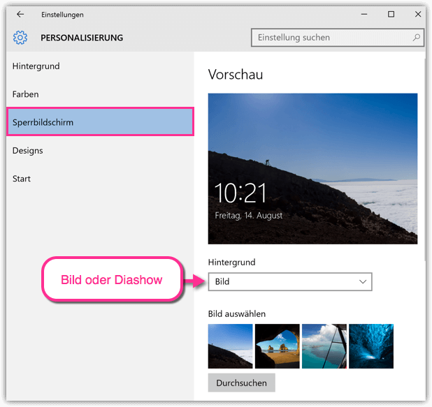 Windows 10 Sperrbildschirm ändern TechMixx