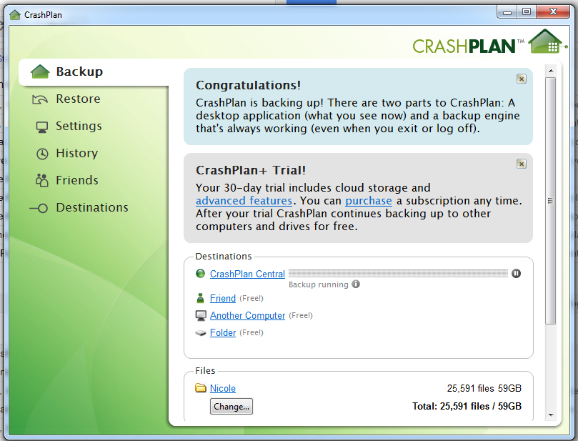 CrashPlan • techmomogy