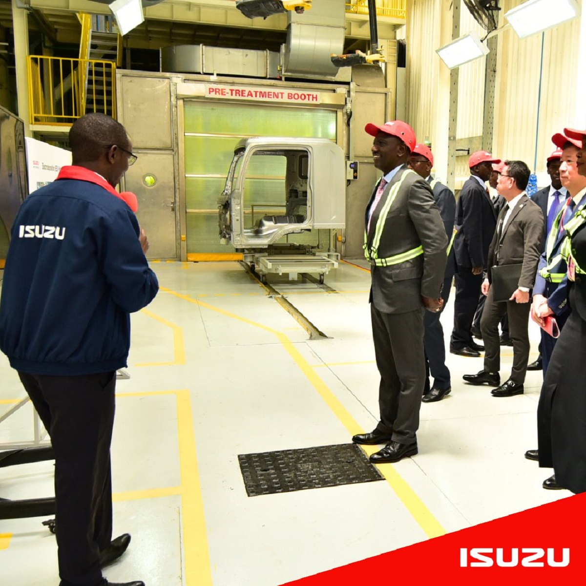 Isuzu East Africa introduces stateoftheart paint plant to up local vehicle production