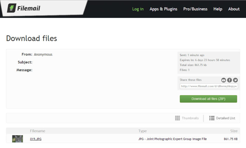 Filemail Alternatives and Similar Apps / Services