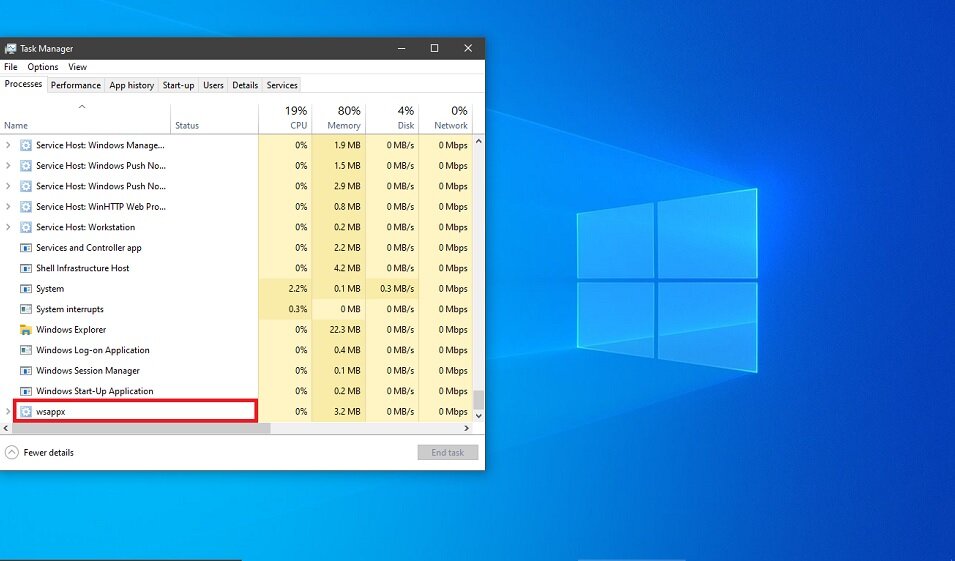 WSAPPX High CPU Usage Error Issue What Is It and How to