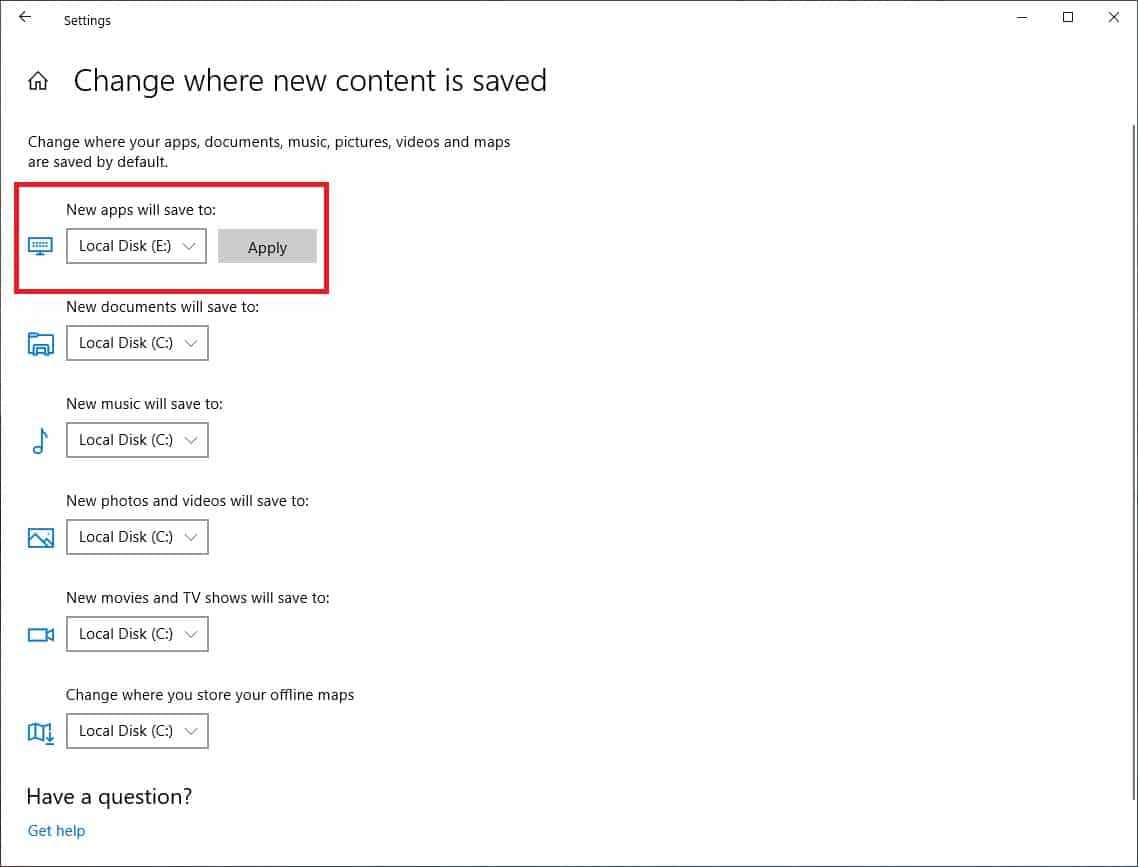 Change Microsoft Store Install Location on Windows 10 & 11
