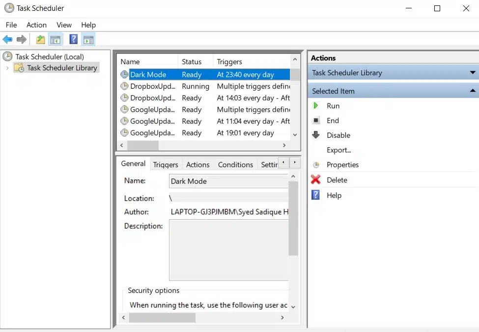 How to Schedule Automatic Dark Mode on Windows 10 Technastic