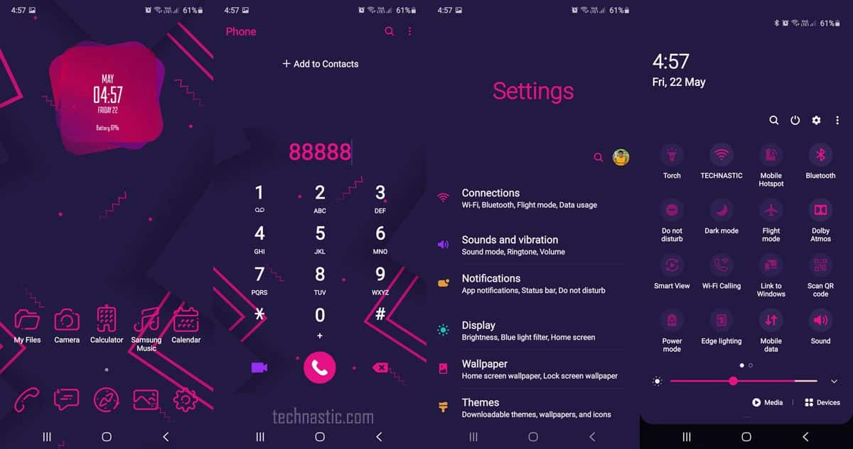 30 Best Samsung Themes in 2020 One UI 2 Dark Themes