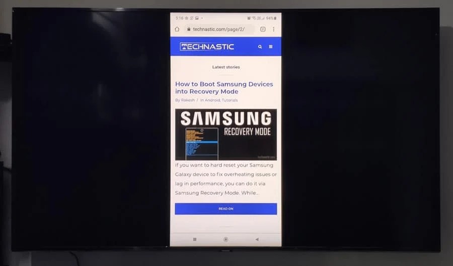 How to Mirror Android and iOS Screen on Samsung TV Technastic
