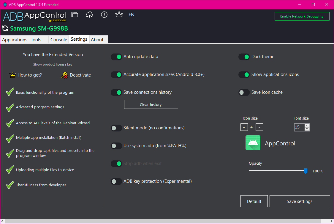 ADB AppControl Debloat and Control Android Devices Remotely