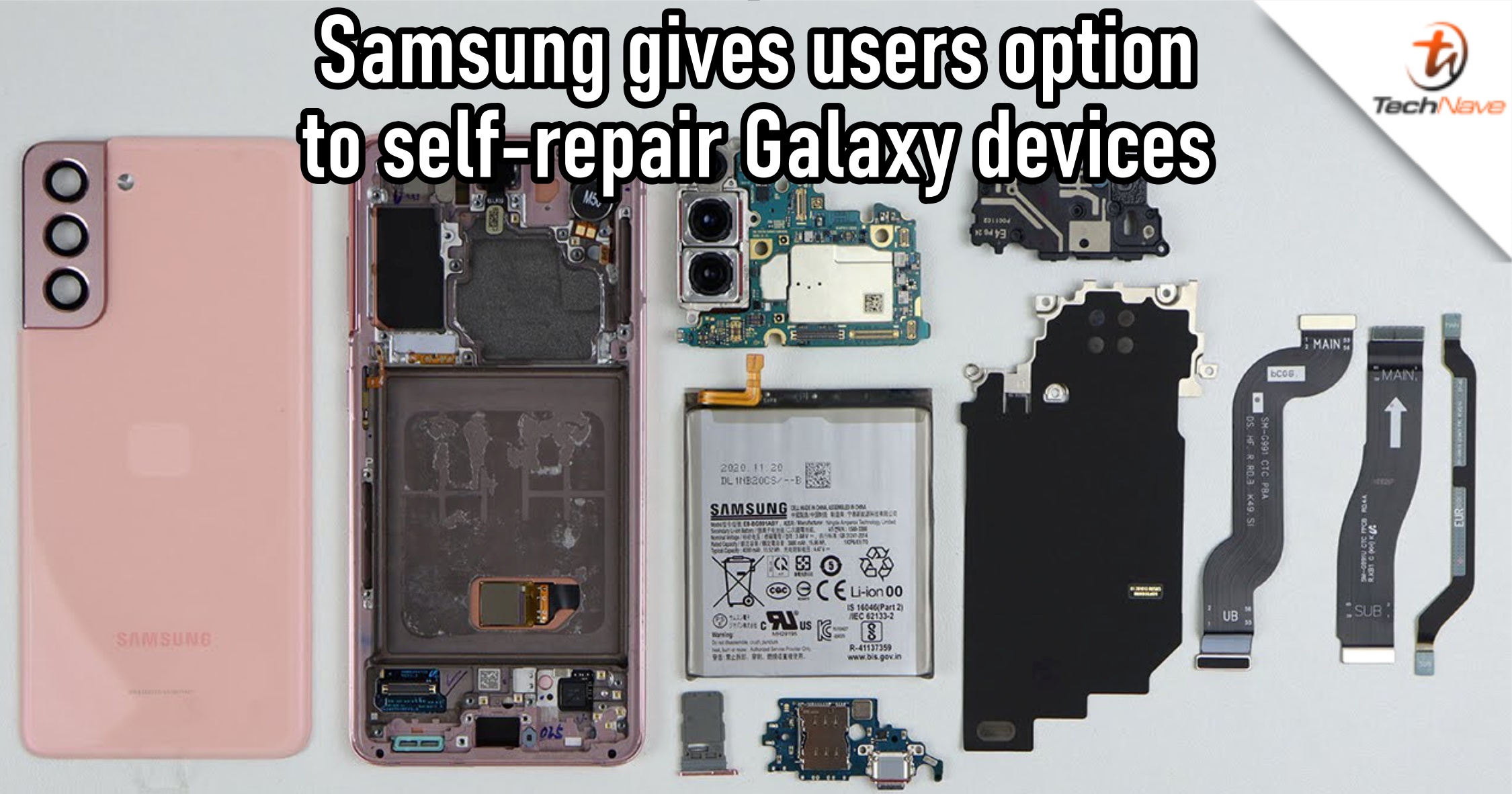 Samsung to allow Galaxy smartphone owners to legally repair their own