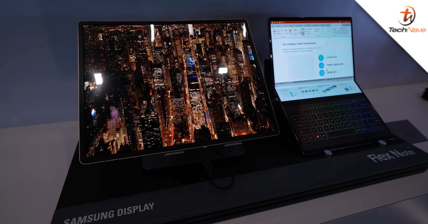 Samsung showcases the ‘Flex Note’, an allscreen laptop utilising its