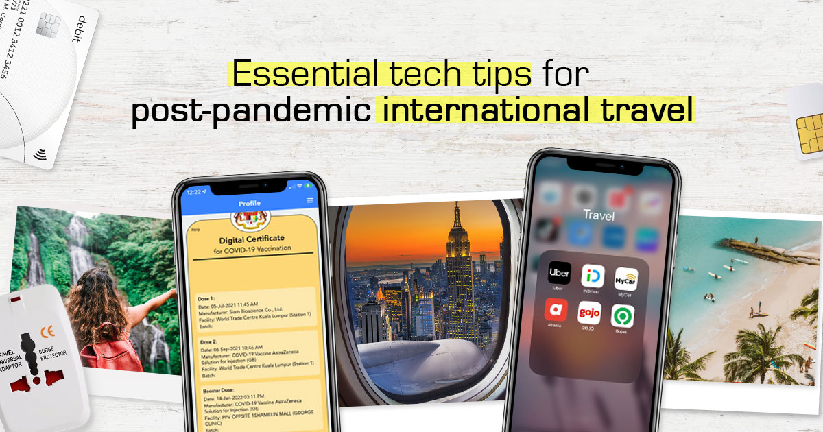 Going overseas? 4 tech tips to save you time, money and headache when travelling postpandemic
