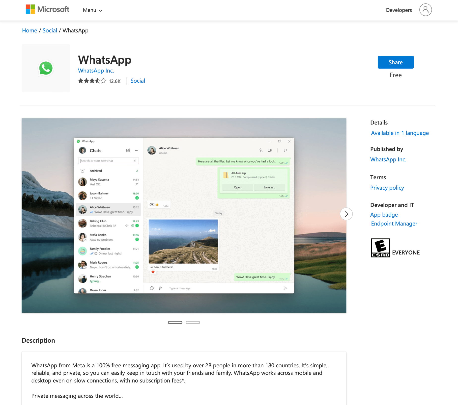 WhatsApp releases a standalone native app on Windows that works without