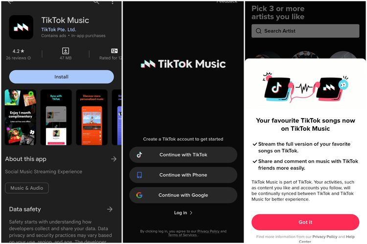 TikTok Music, the company’s Spotify rival, launches in Indonesia and