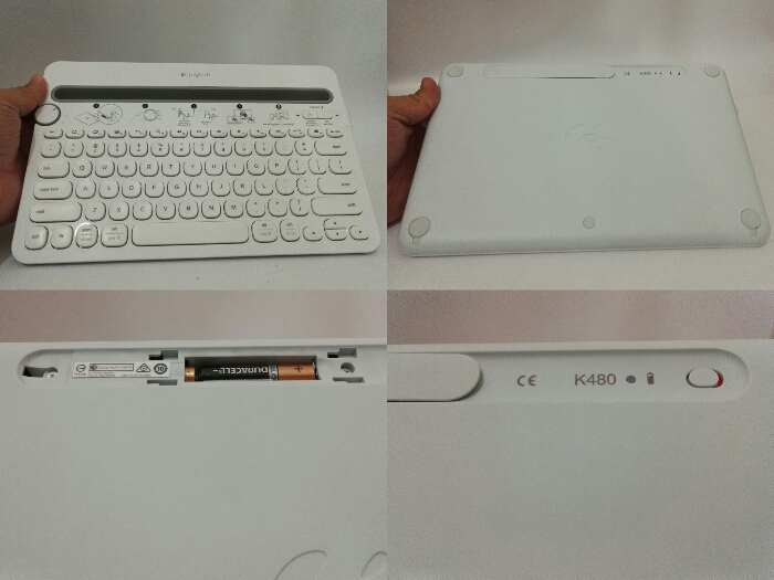 Logitech Bluetooth multidevice K480 keyboard review Versatile lap