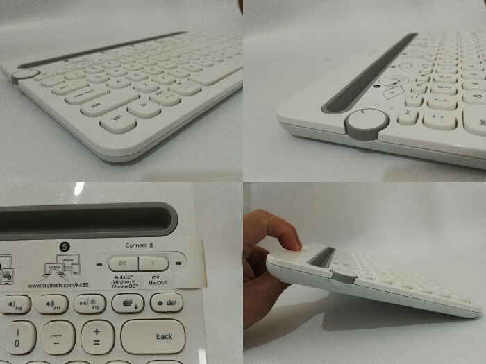 Logitech Bluetooth multidevice K480 keyboard review Versatile lap
