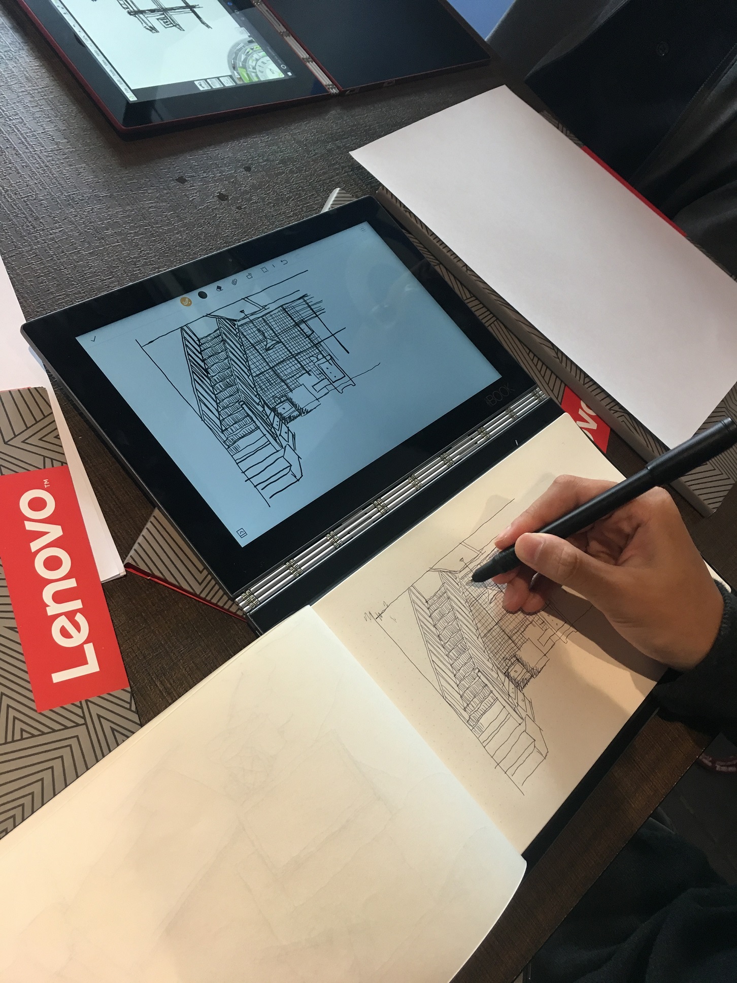 Lenovo Yoga Book Handson with KL SketchNation a success TechNave