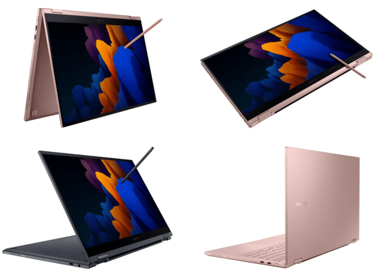 Samsung Galaxy Book Flex 2, Galaxy Book Ion 2, and Notebook Plus 2