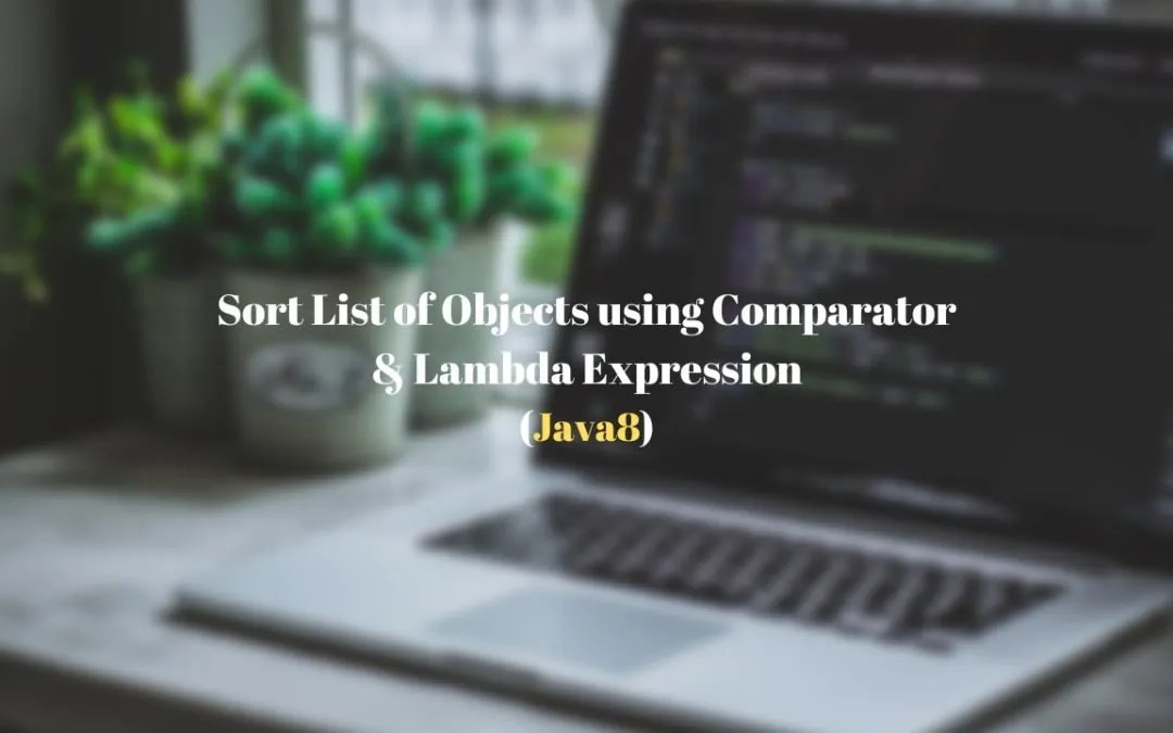 Sort the List of Objects using Comparator and Lambda expression in Java
