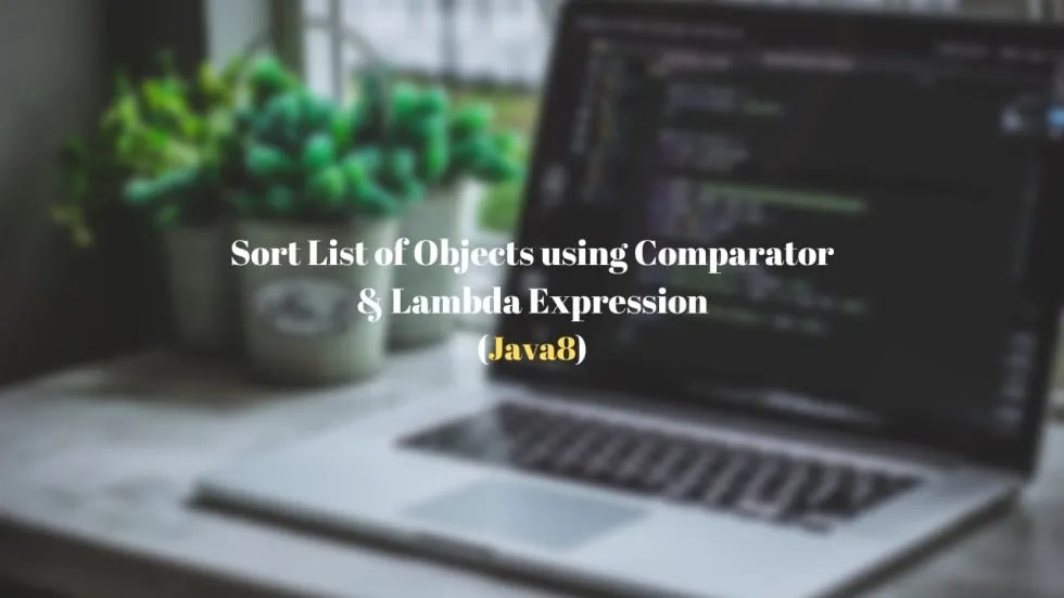 Sort the List of Objects using Comparator and Lambda expression in Java