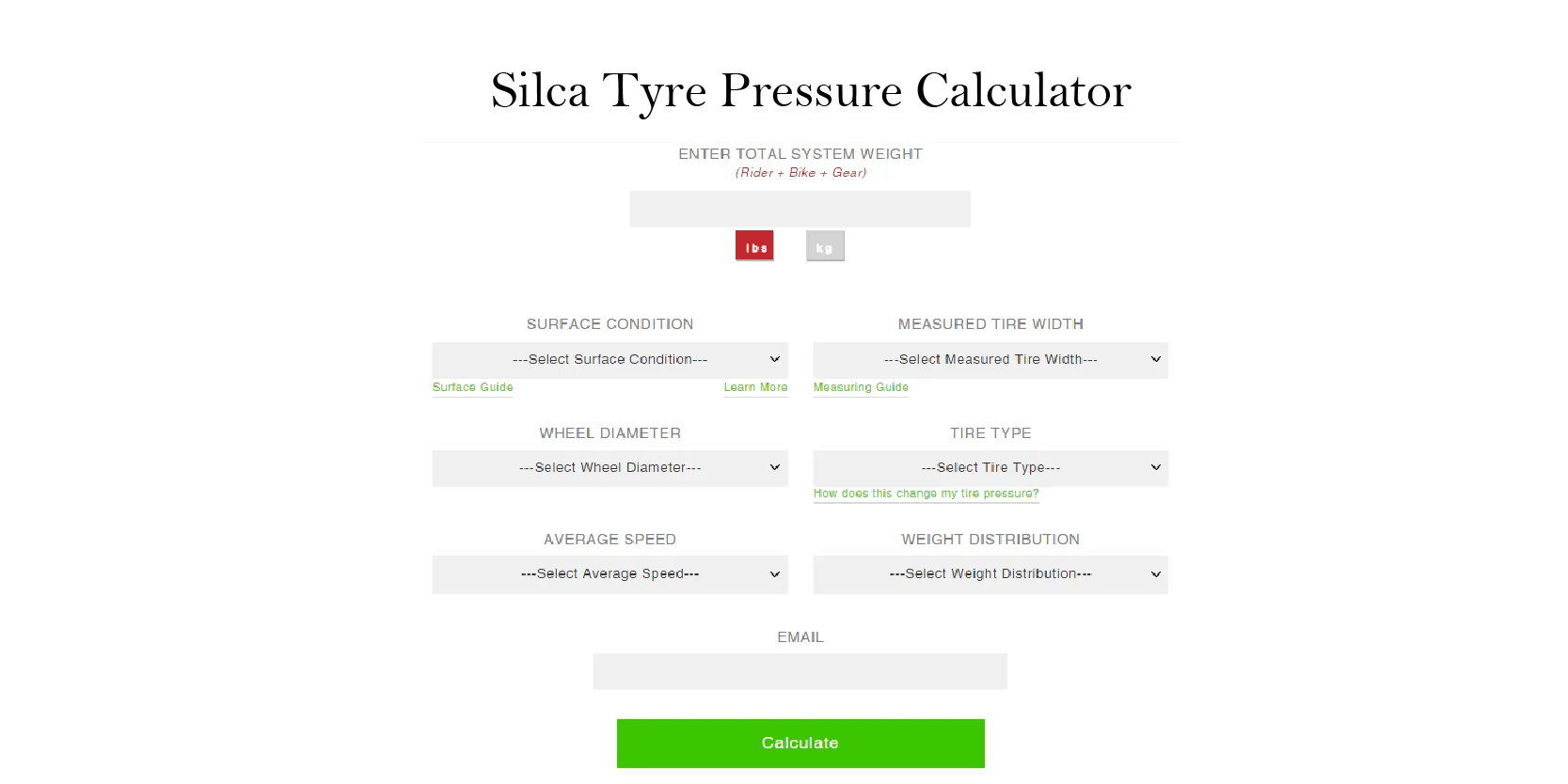 Silca Tyre Pressure Calculator The Tyre Tango Unveiled TechNew