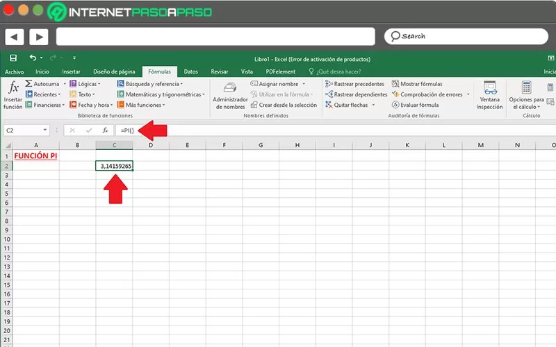 🥇 Use PI Number in Excel Step by Step Guide 2020