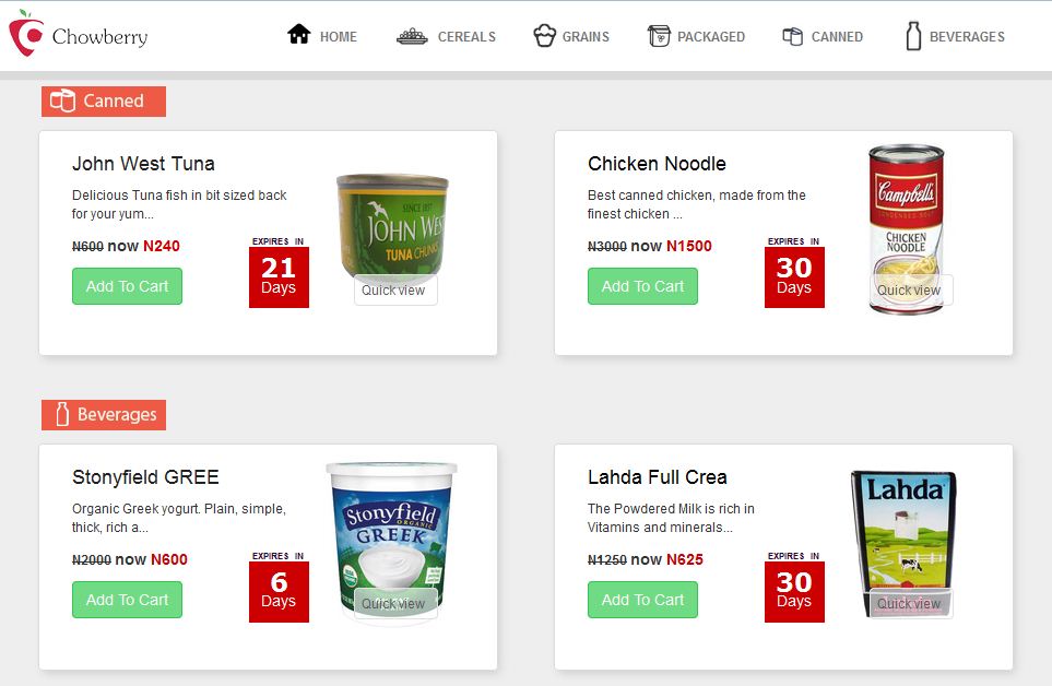 Meet Chowberry, the App that Connects Nigerians to NearExpiring Food