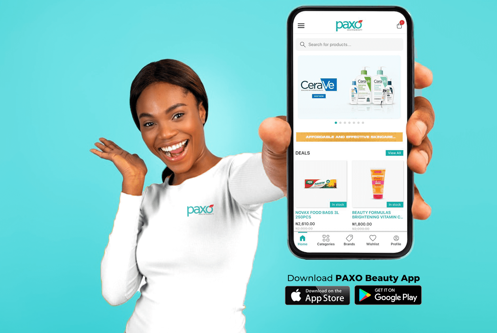 Meet the Paxo Beauty 2.0 mobile app; Your onestop for easy access to