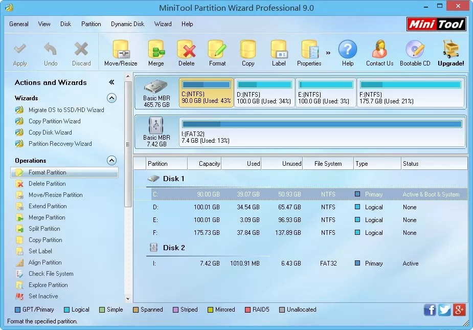 MiniTool Partition Wizard Review Hard Disk Partition Tool