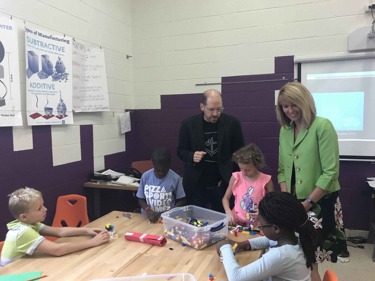 MD Secretary of Commerce Kelly Schulz visits Digital Harbor Foundation