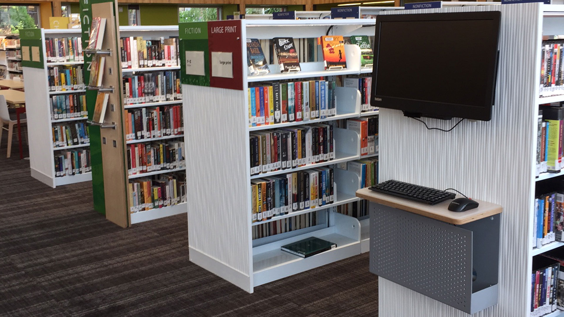Technical Furniture Systems Inc Library Shelving