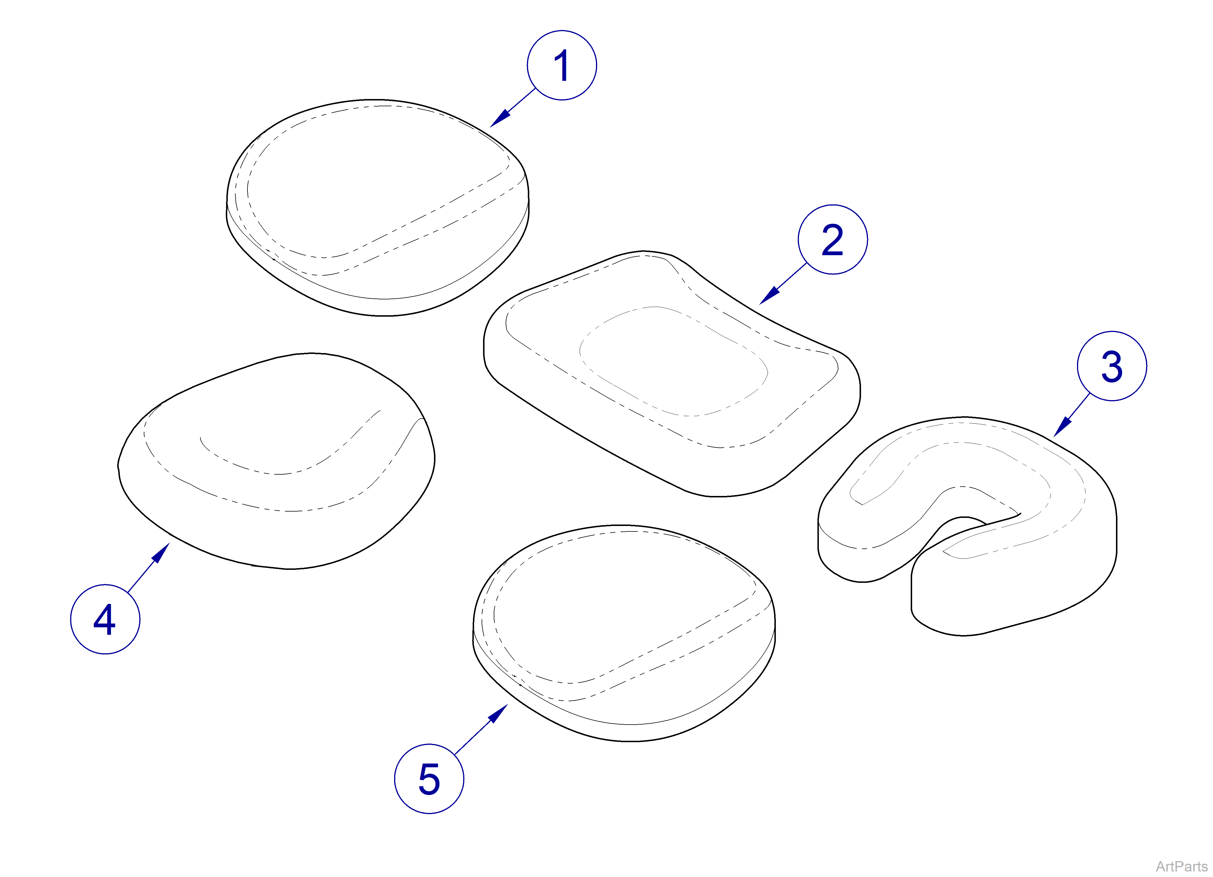 630 Chair Optional Headrests