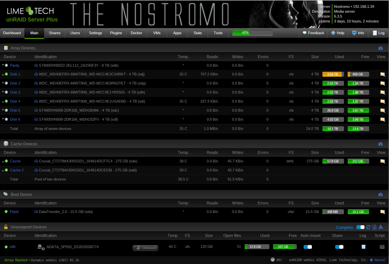 Unraid plugins psadoclassic