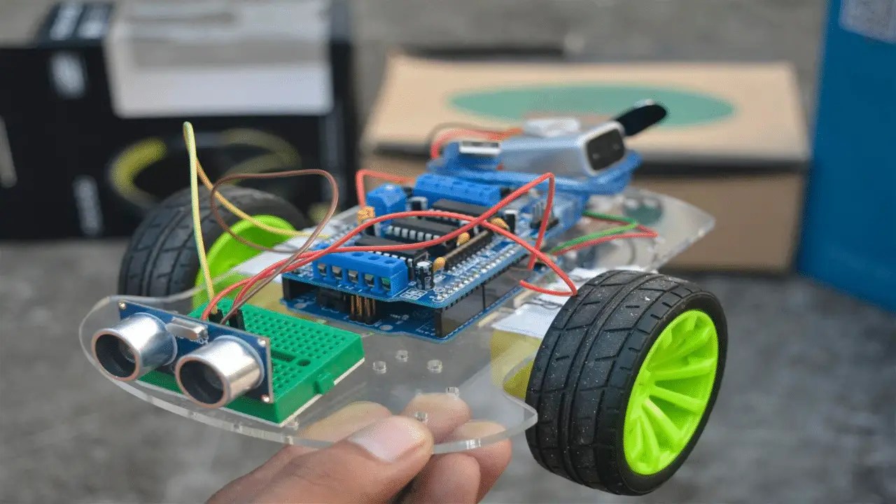 Build obstacle avoiding robot using Arduino