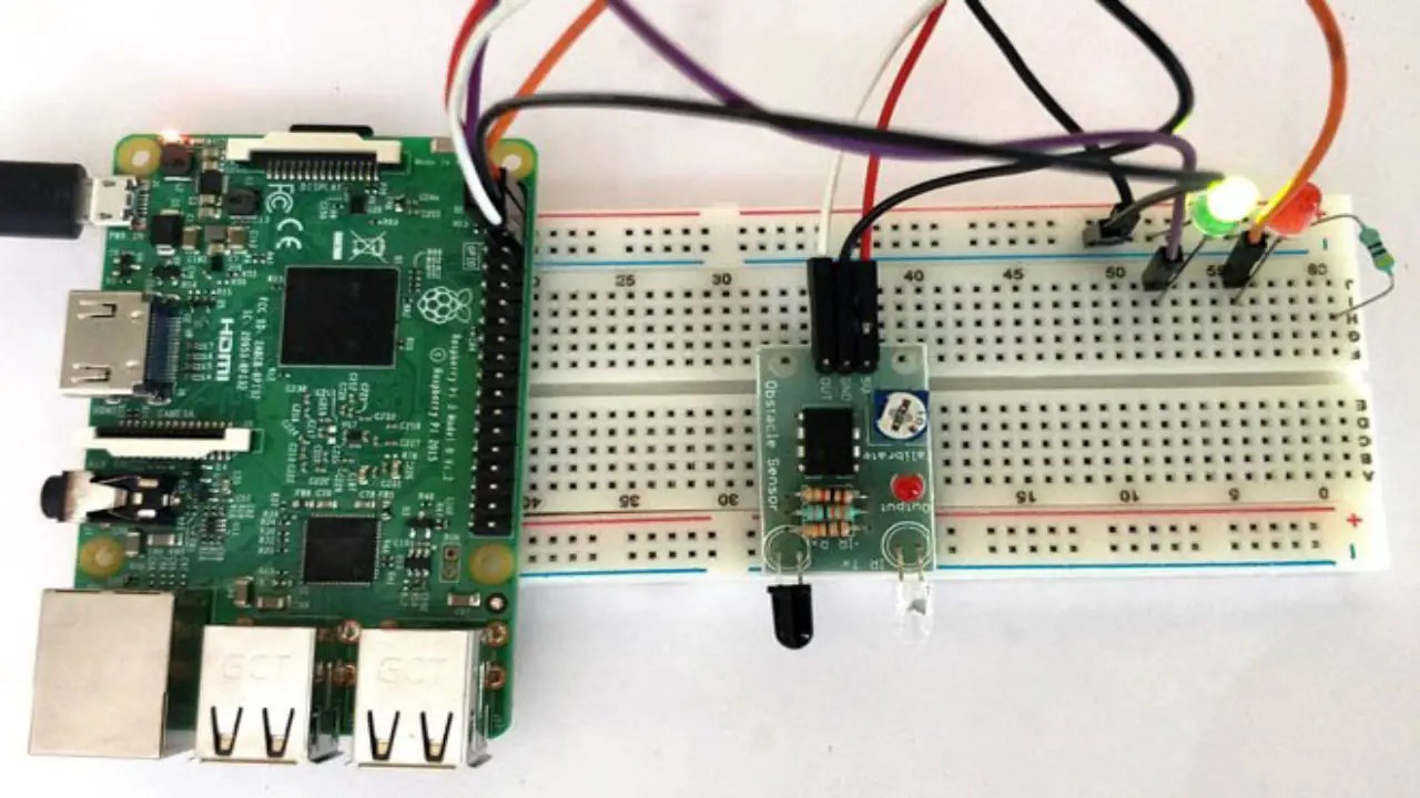 How to Build Distance Sensor with Raspberry Pi using IR Sensor Module