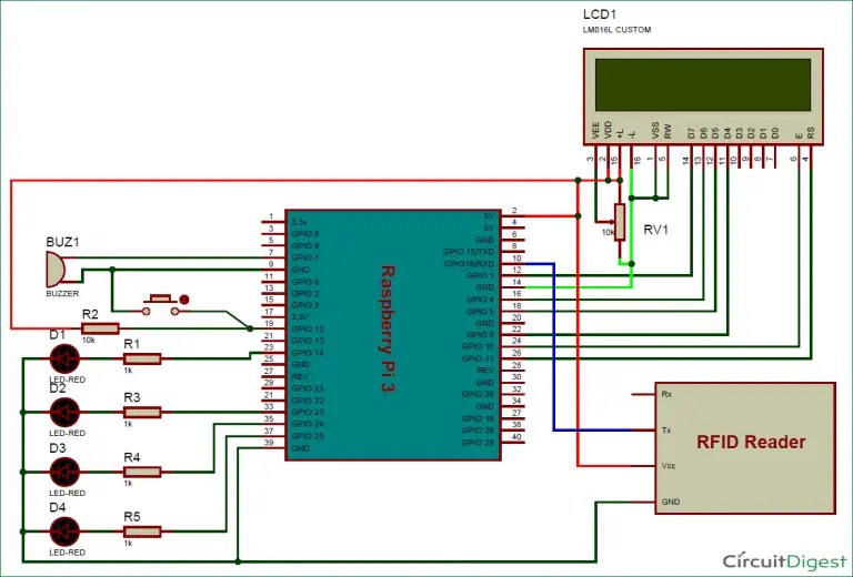 How to Build Attendance system with Raspberry Pi using RFID Module