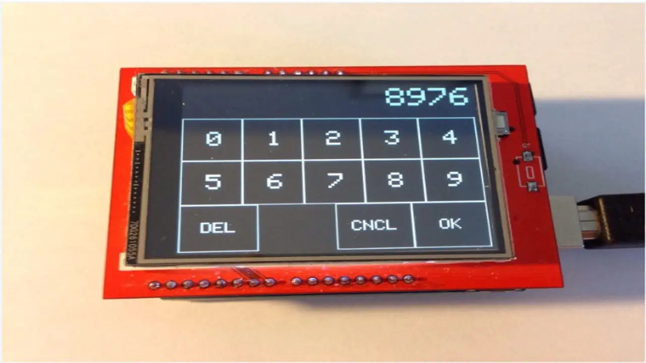 Build DIY touch Screen Calculator using Arduino and TFT LCD