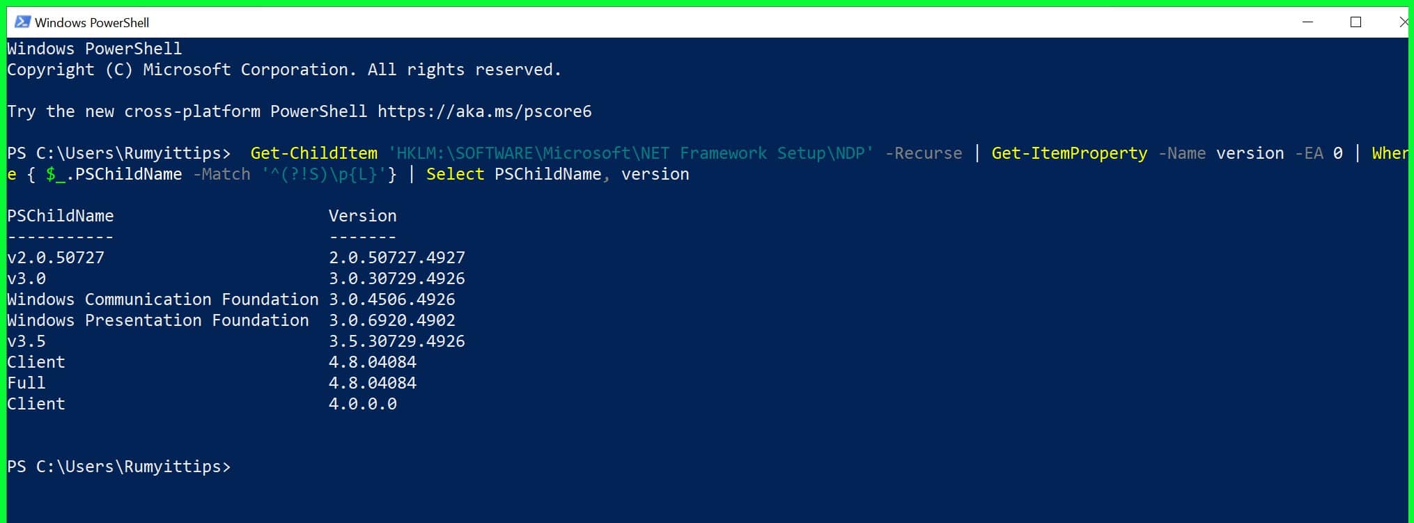 6 Ways To Check Framework Version on Windows 10 😎🤴