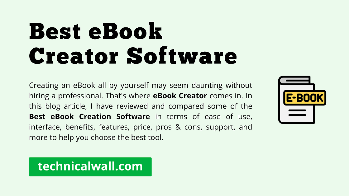 23 Best eBook Creator Software of 2024 [Both Free & Paid]