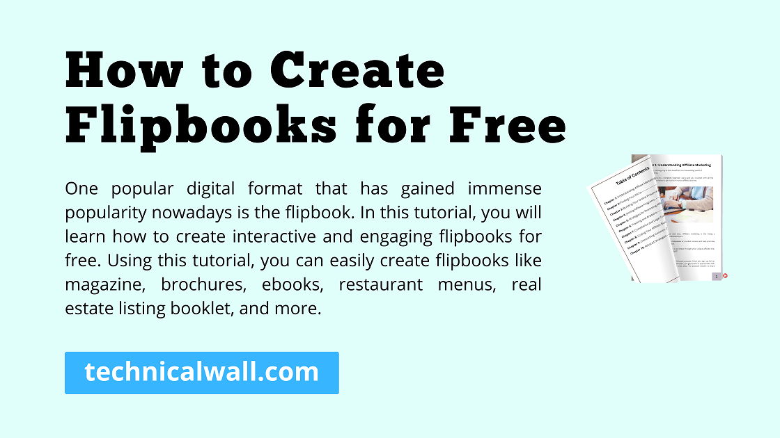 How to Create Flipbooks for Free in 2024 using Heyzine Technical Wall