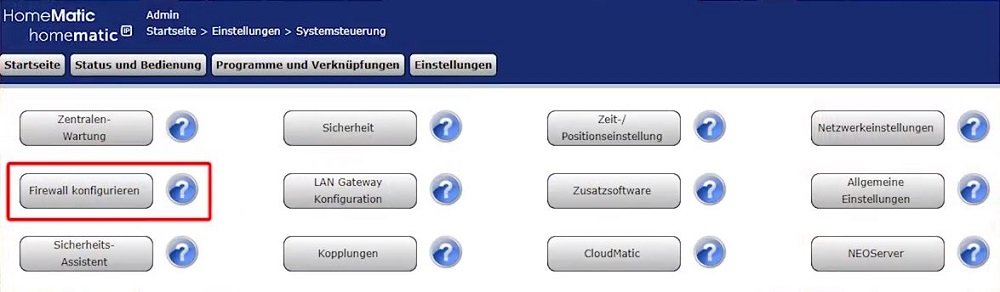 CCU3 neues Firmware Release angekündigt erhöhte Sicherheit
