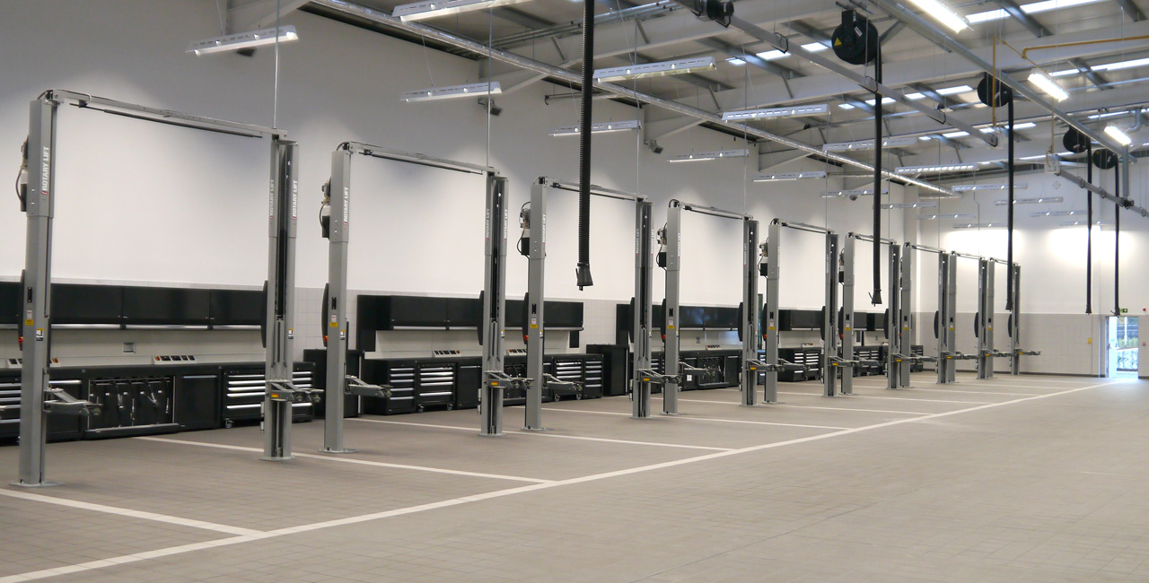 Marriott Ipswich Audi Technique Garage Equipment