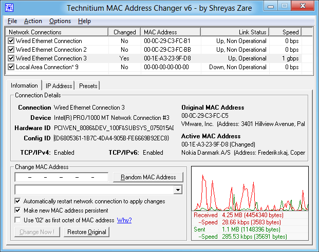 Technitium MAC Address Changer A Freeware Utility To Spoof MAC