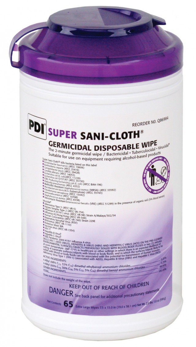 Sanicloth Super Wipes Purple Top TechnoAide