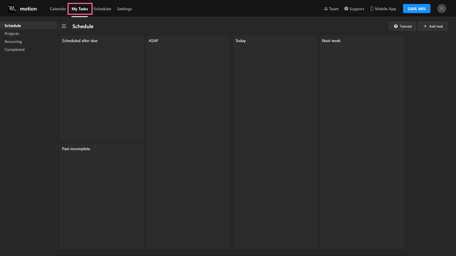 Motion Review The Intelligent Calendar app with AI Techno Analyzer