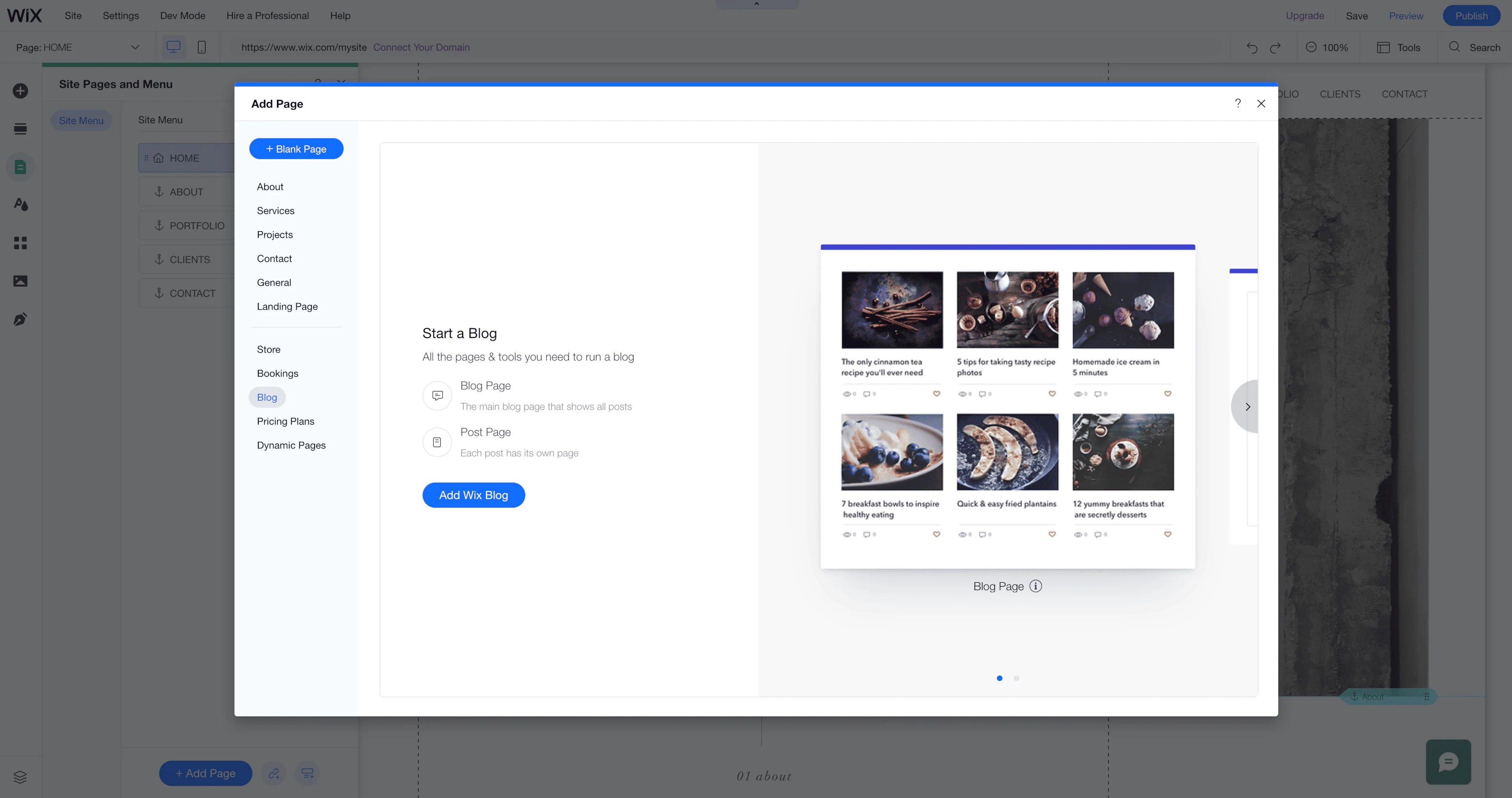 How to Create a site with Wix TECHNOBABBLE