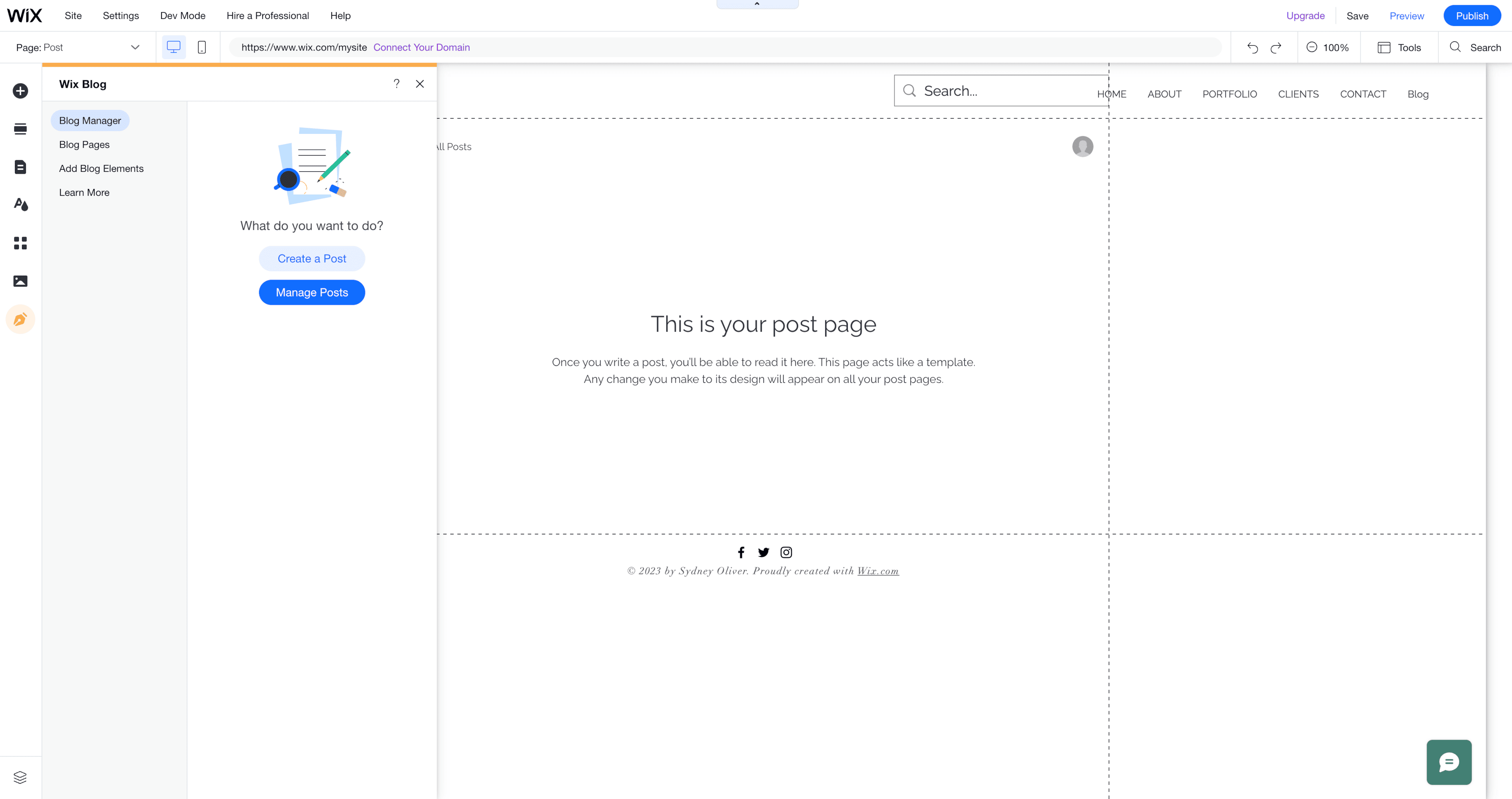 How to Create a site with Wix TECHNOBABBLE