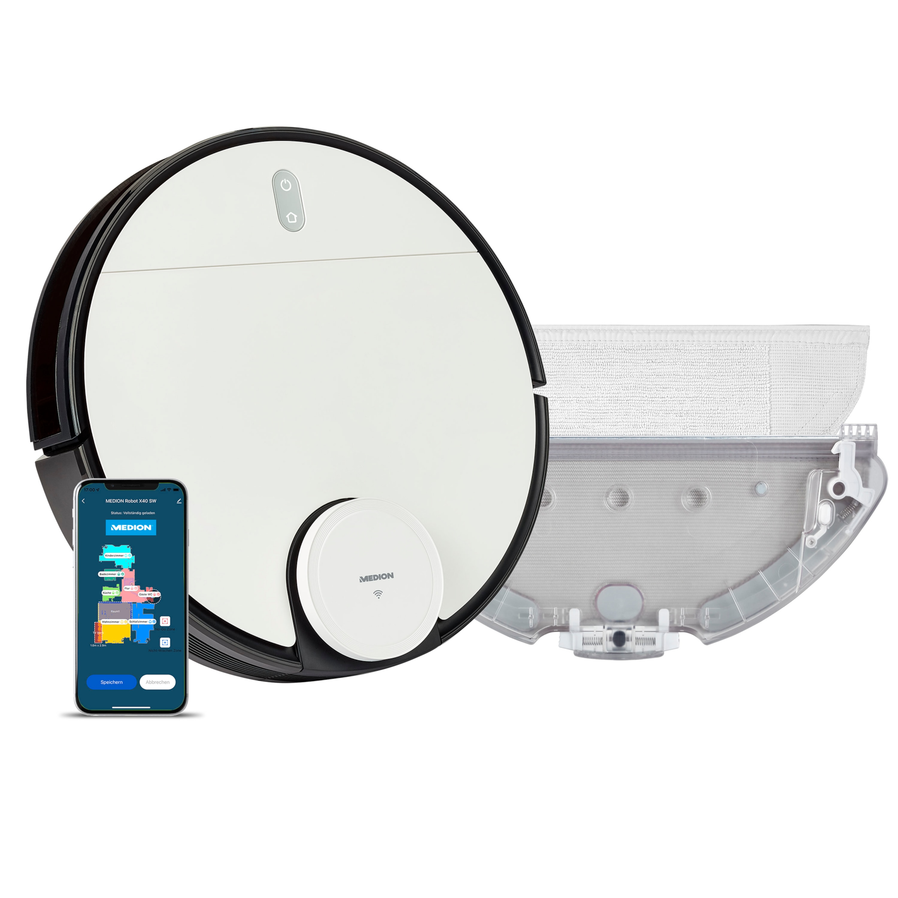 MEDION X40 SW robot vacuum vs Miele blizzard cx1 parquet powerline