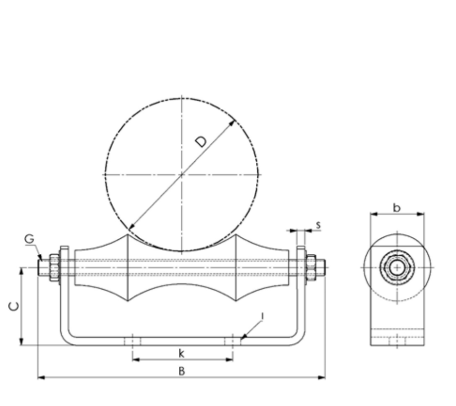 Pipe Roller Chair Techno Builders Group