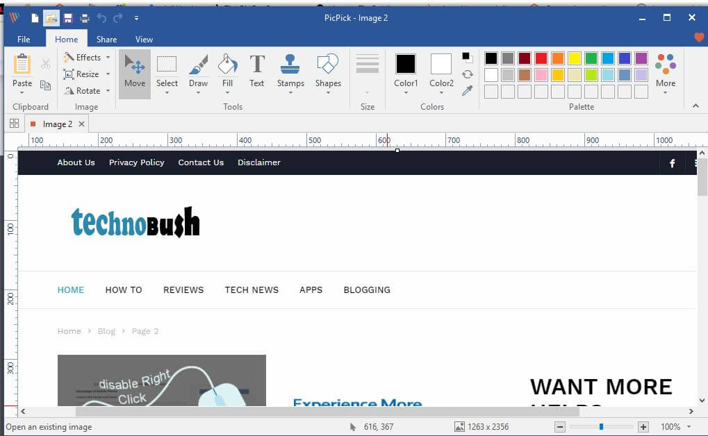 How to Capture Scrolling Screenshot in Window 10 Technobush