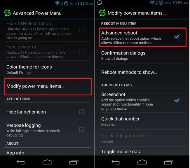 Add Reboot, Recovery, Soft Reboot Option On Android Power Menu