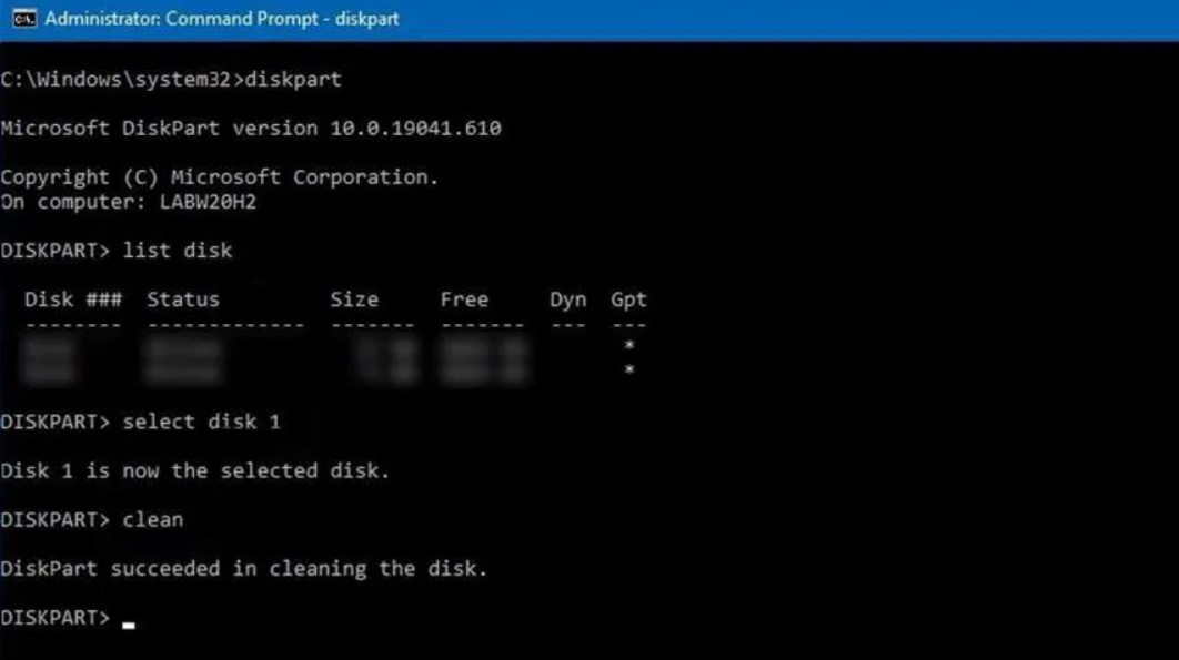 How to completely format hard disk using CMD
