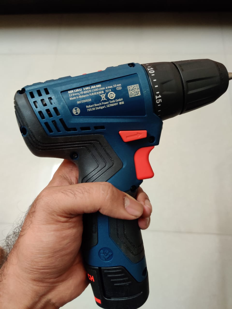 BOSCH GSR120Li Professional Cordless drill review BOSCH GSR120Li Professional Cordless drill review